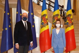 LIVE // Conferință de presă susținută de Maia Sandu și Președintele Consiliului European, Charles Michel